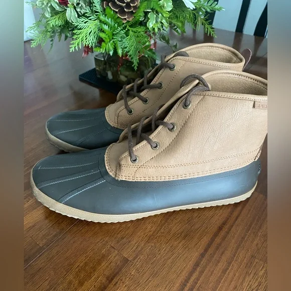 Sperry Men's Brown and Tan breakwater Boots size 13 NWT - Picture 2 of 6